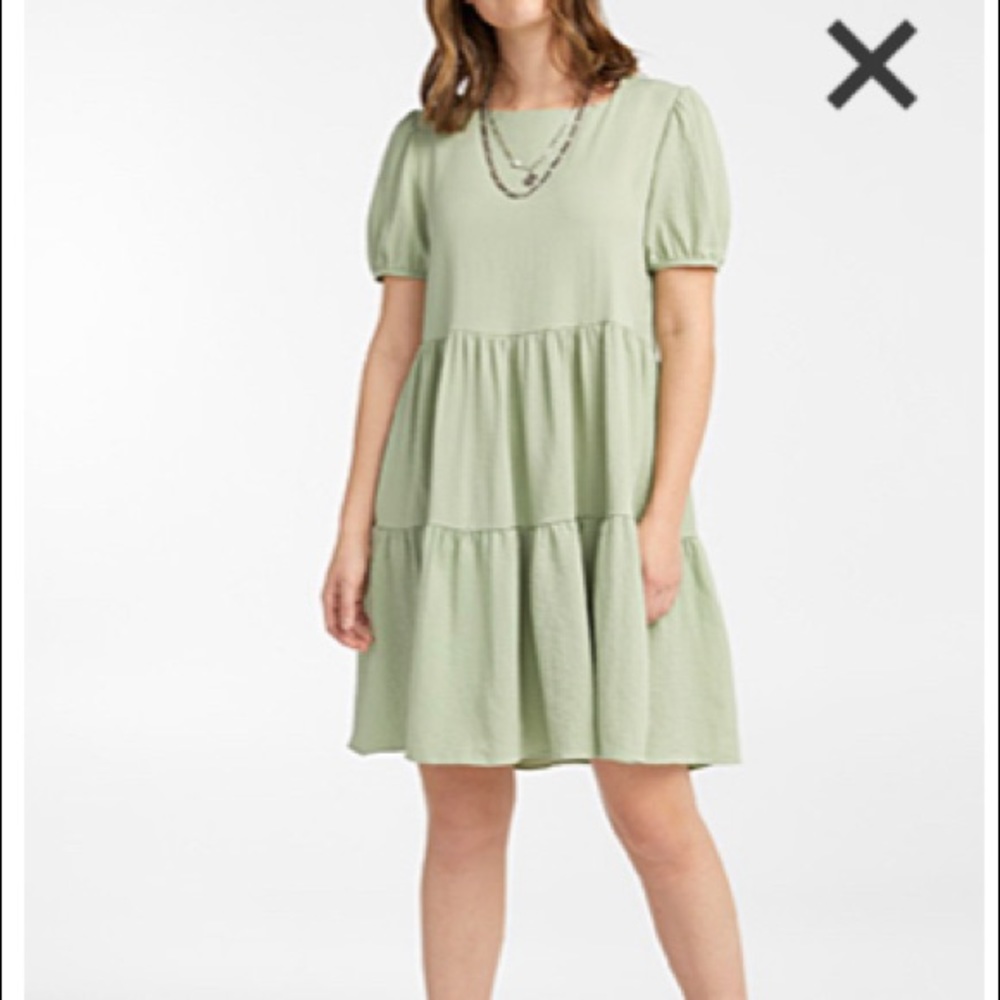 Pretty pastel green dress